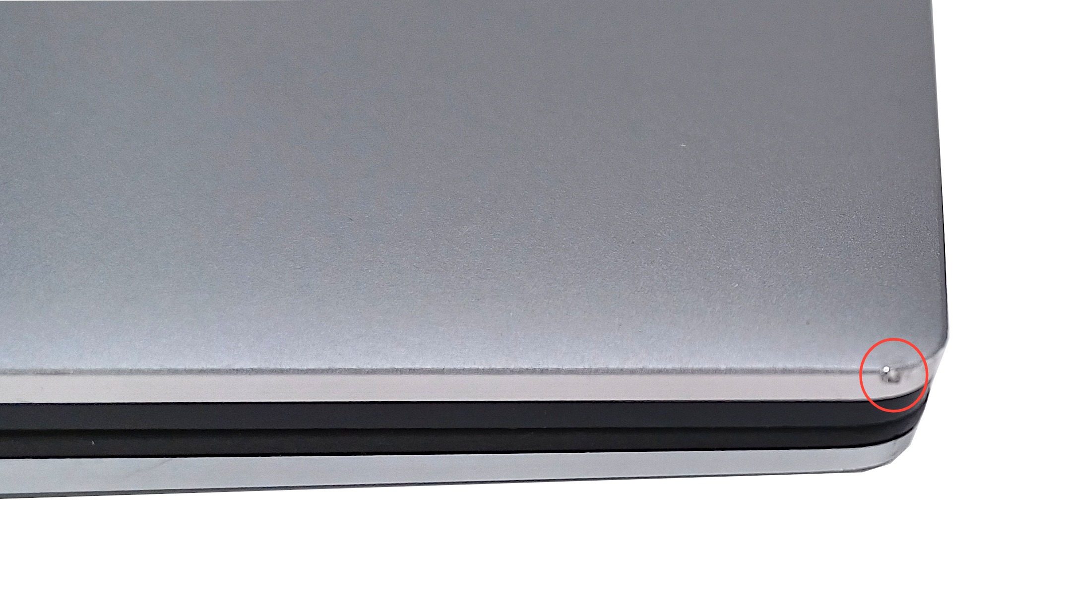 Device #1 - minor dent on corner