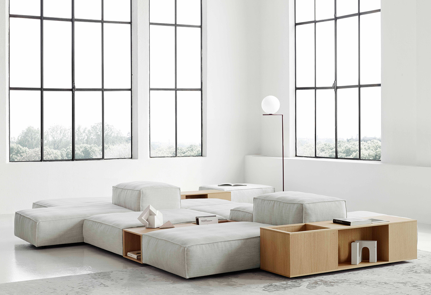 The Extrasoft sofa designed by Piero Lissoni for Living Divani. Photo c/o Living Divani. 