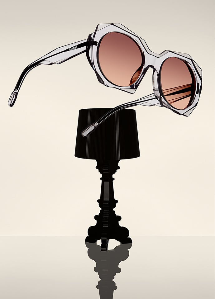 The Lamina Showpiece frame from Kartell's Main Collection. Photo c/o Kartell. 