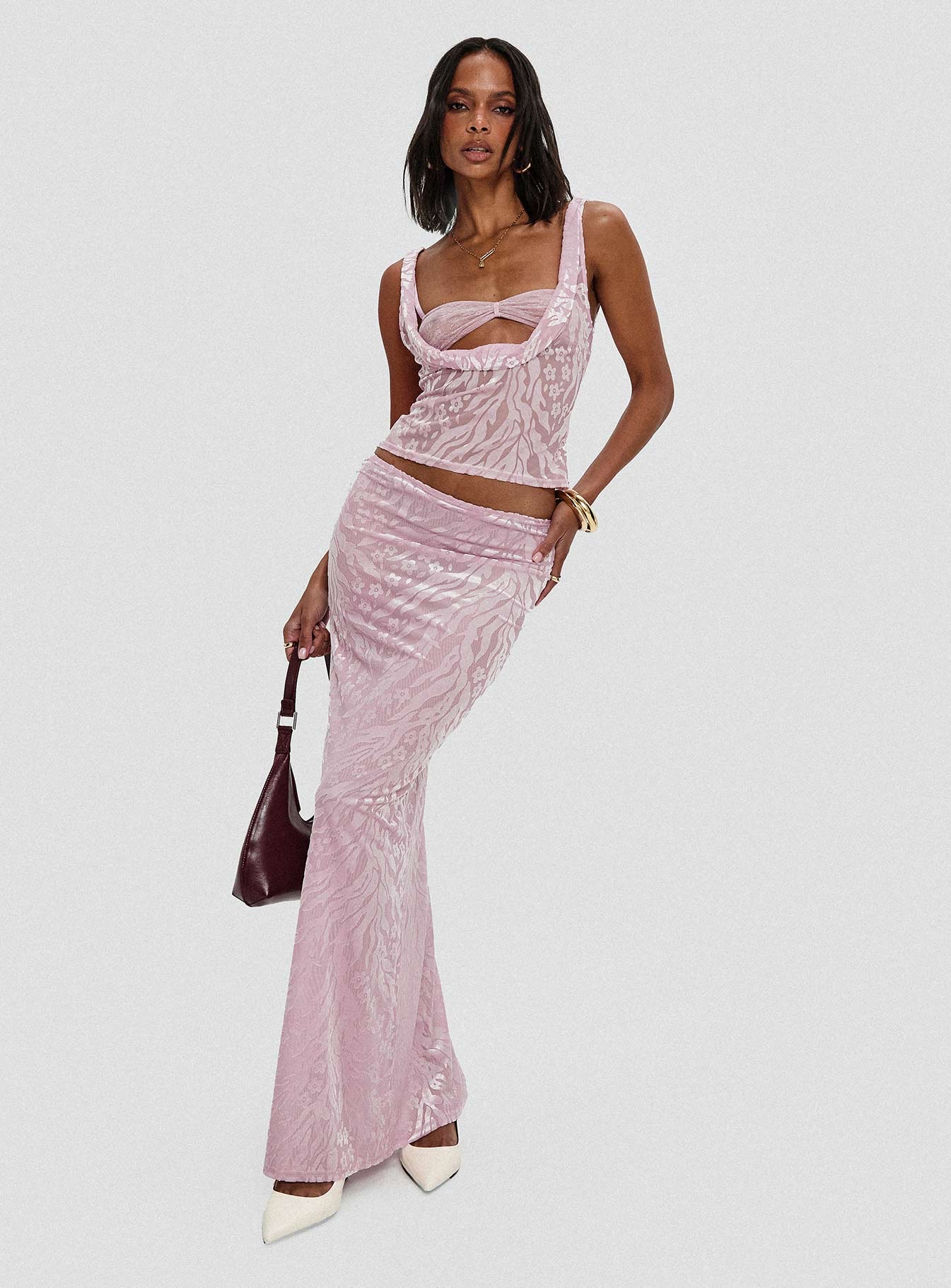 woman wearing girls night out outfit 2025