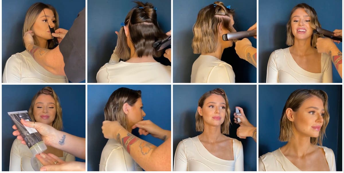 How To: Textured Wet Look with a Side Part – R+Co