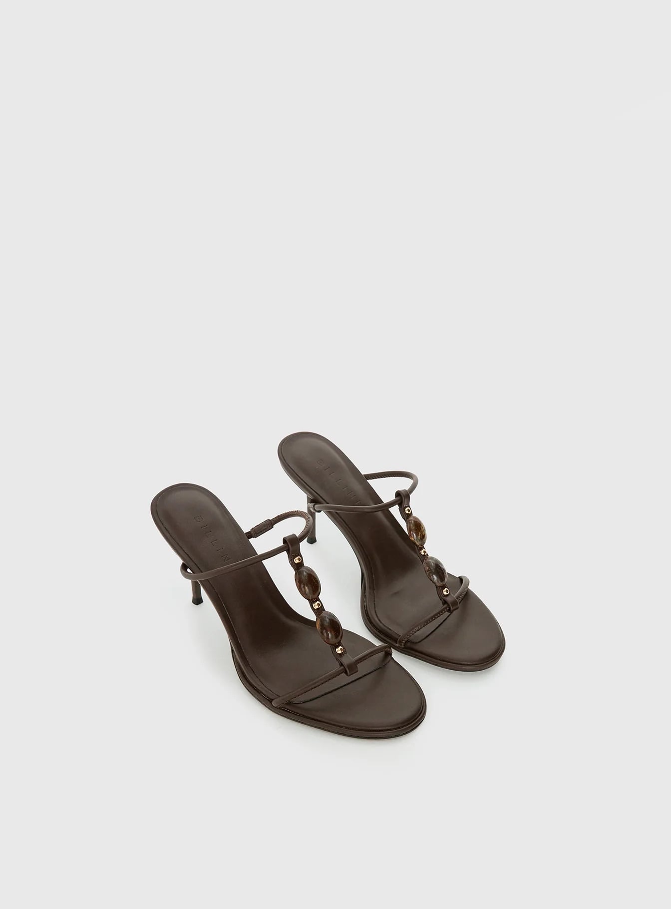 Pool Party Shoes - Princess Polly Heels Brown