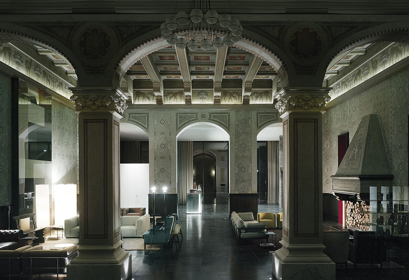 The Grand Hotel Billia in Saint Vincent designed by Lissoni and Partners. Photo © Tommaso Sartori.