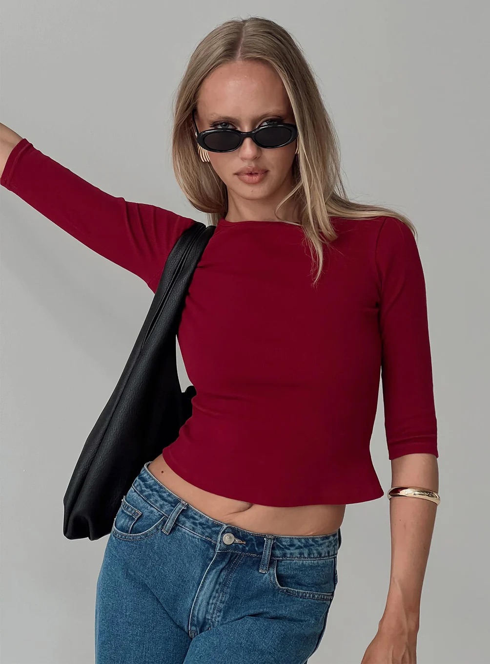 Woman wearing Princess Polly Casual Paris Outfit