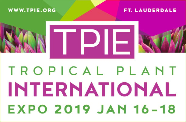 TPIE Tropical Plant International Expo 2019 Logo