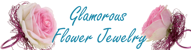Glamorous Flower Jewelry Title Header