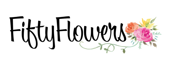 Fifty Flowers logo