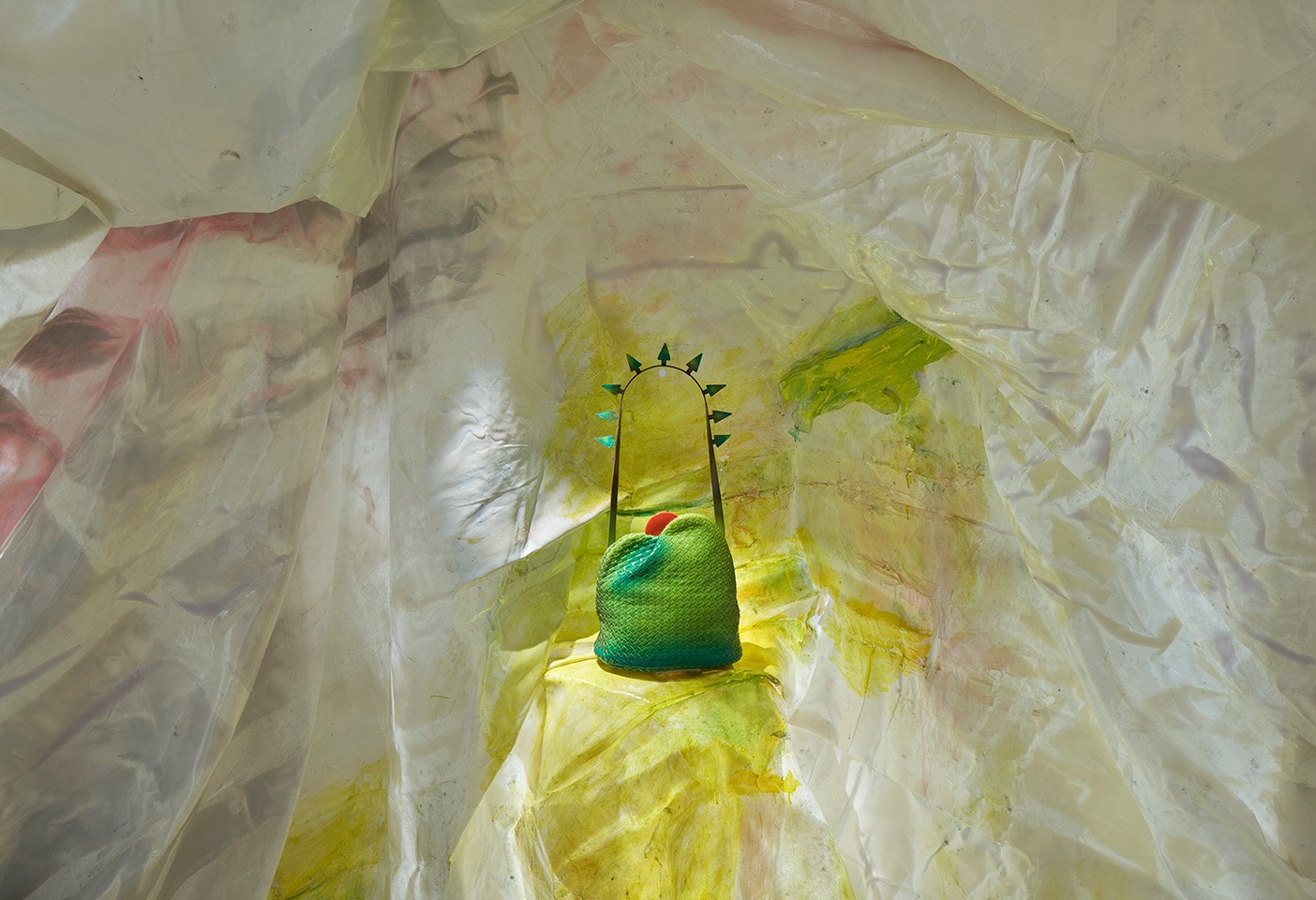 Gaetano Pesce's limited edition 'My Dear Mountains' bag for Bottega Veneta. Photo c/o Bottega Veneta.