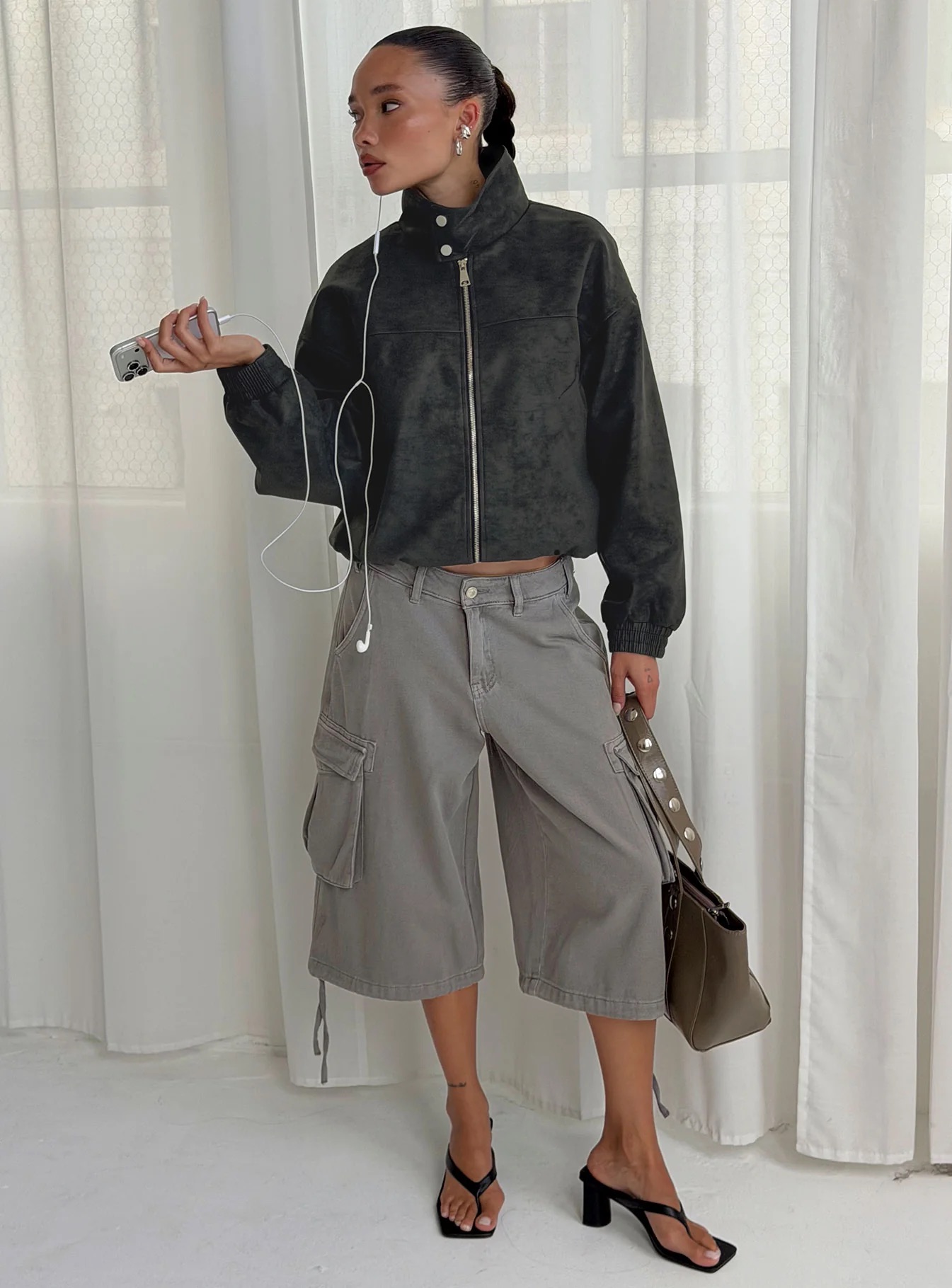 Bottoms for Football Games - Princess Polly Longline Cargo Shorts