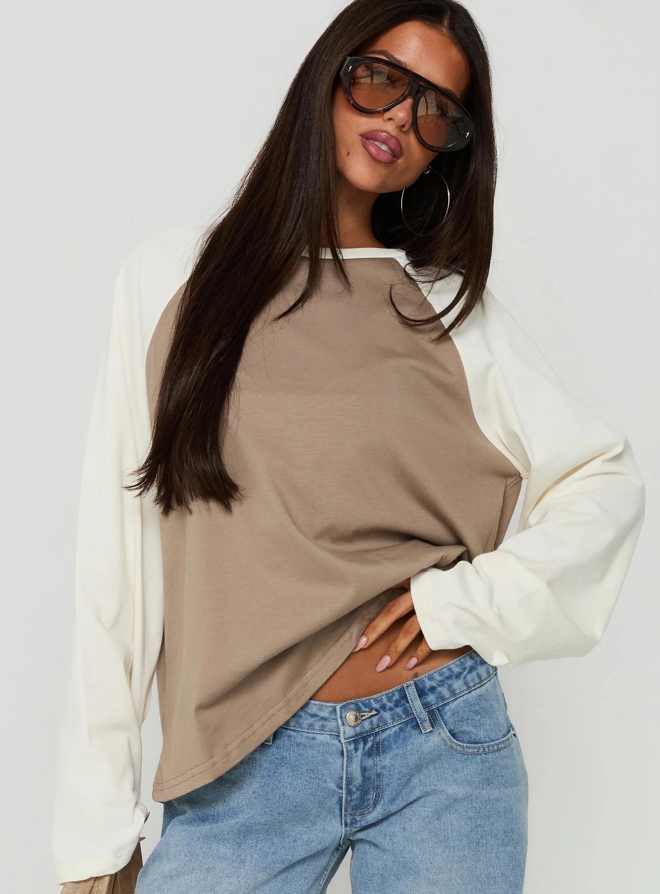 Layers for Football Games - Princess Polly Long Sleeve Top