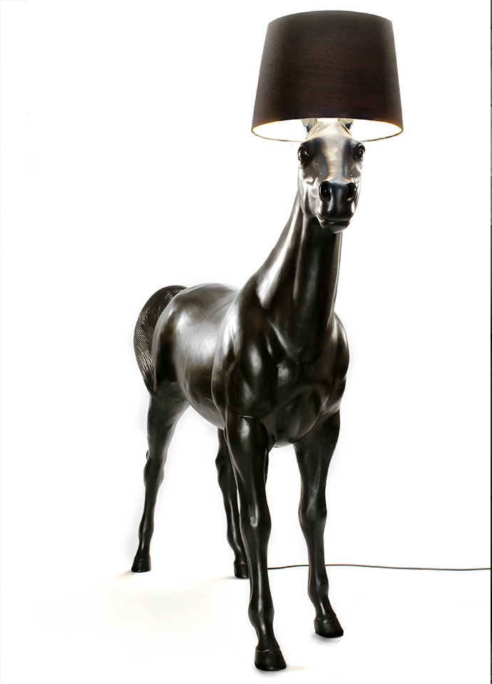 The iconic Horse lamp designed by Front for Moooi. Photo c/o Moooi. 