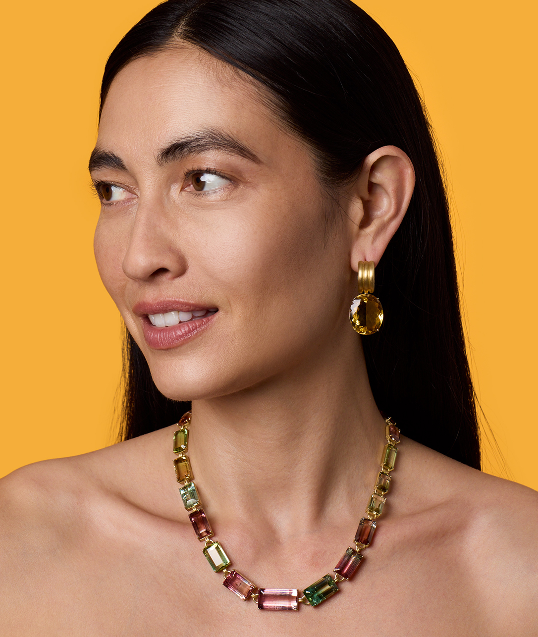 This brand new one-of-a-kind bicolor tourmaline necklace is absolutely everything.SHOP TOURMALINE HEROIC