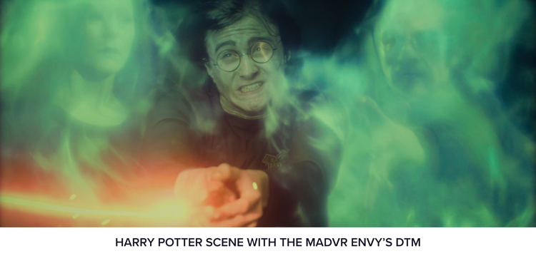 Harry Potter scene with the madVR Envy’s DTM