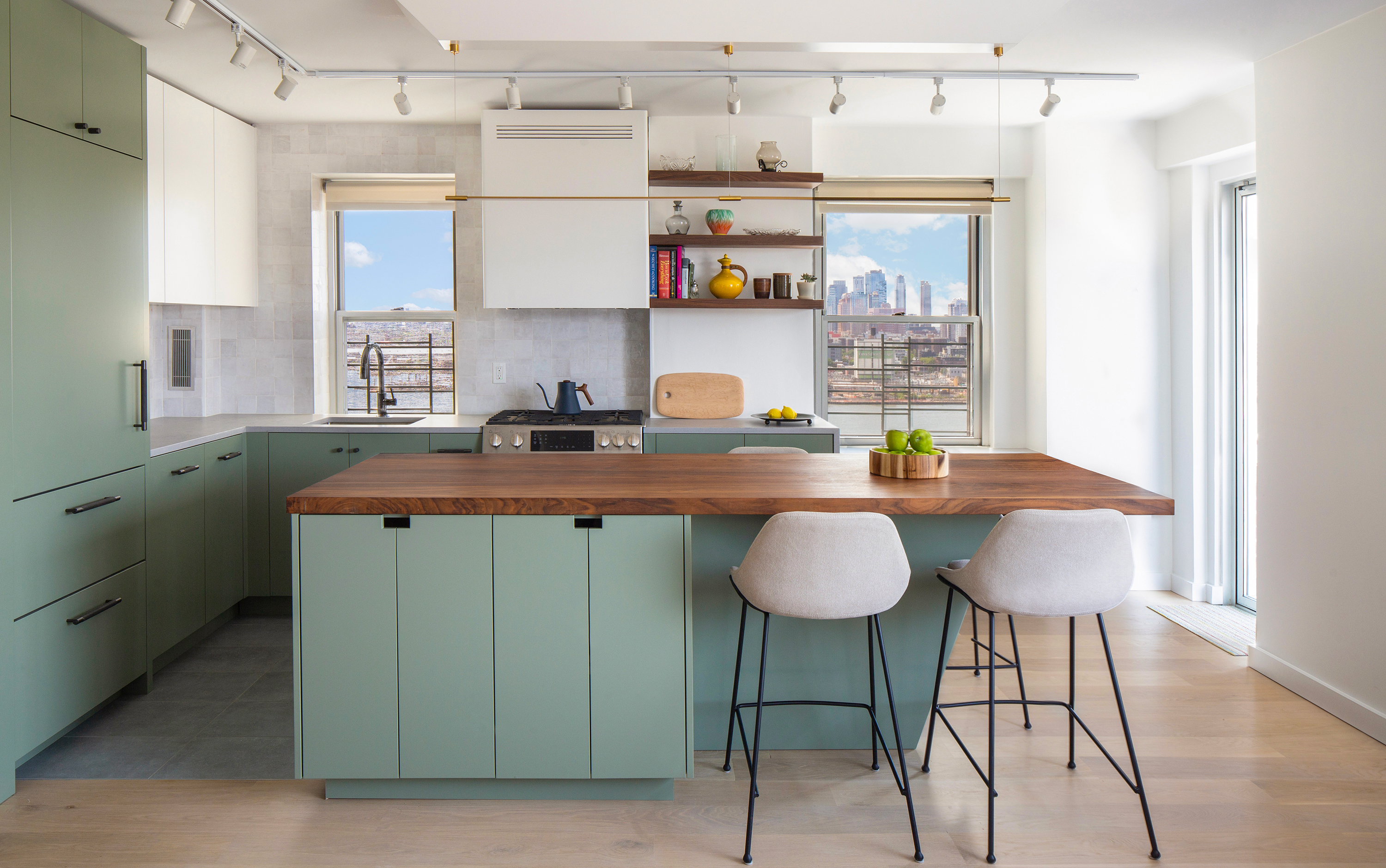 Luxury residential hardwood flooring installation on Grand Street in New York City