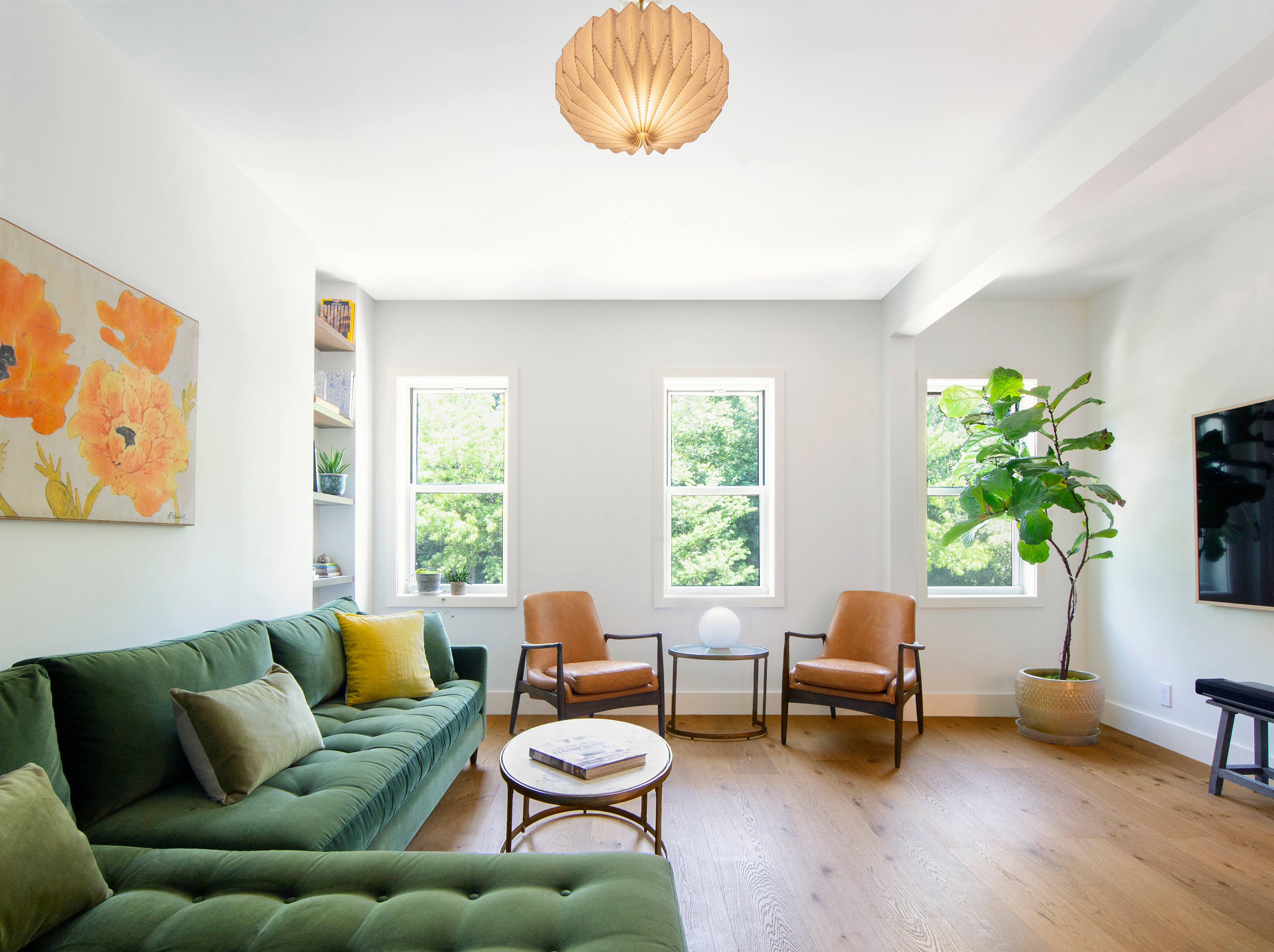 Luxury custom hardwood flooring installation in Prospect Park SW residence, Brooklyn New York by PID Floors
