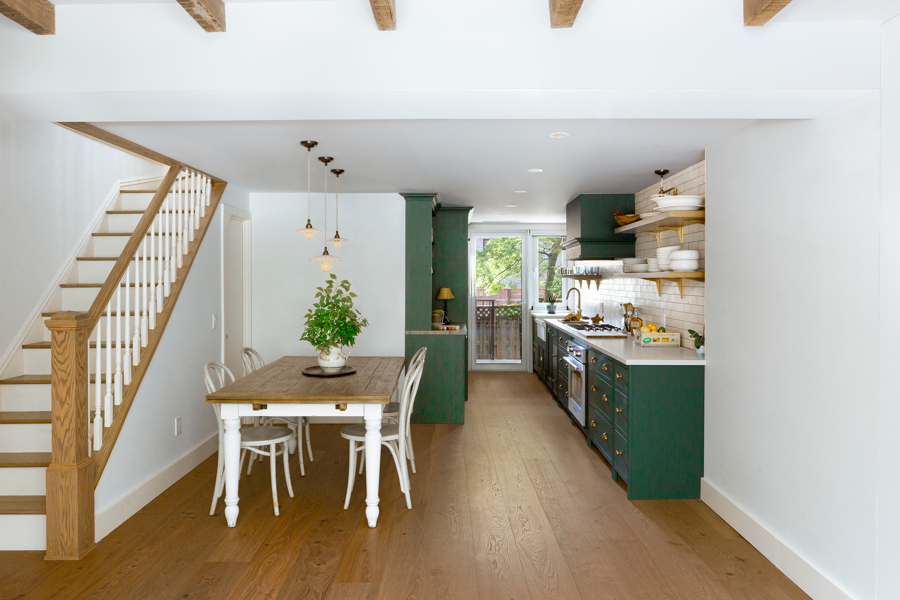 Designer-selected wood flooring installed in upscale New York residential renovation project