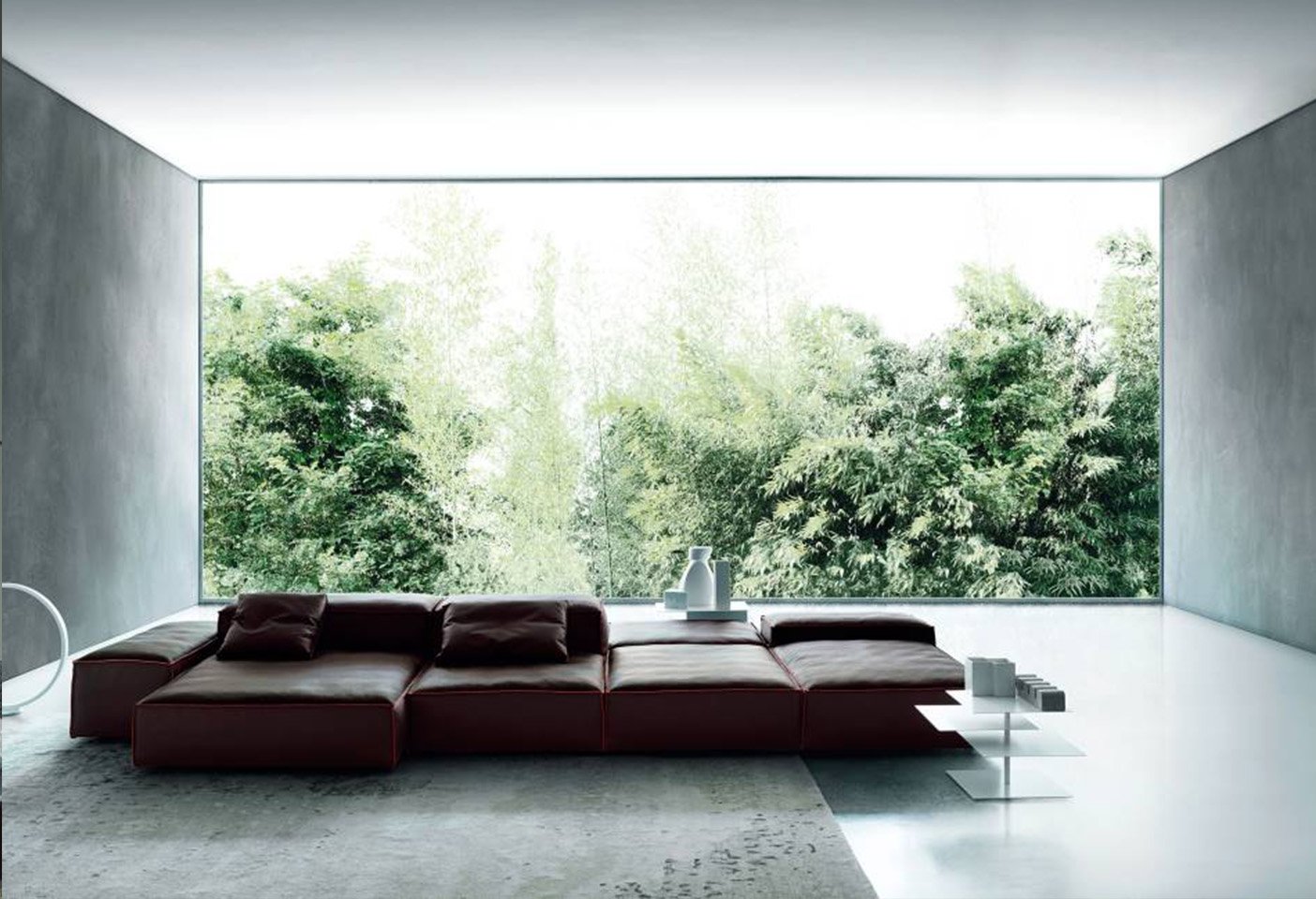 Another composition of the Extra Soft sofa designed by Piero Lissoni for Living Divani. Photo c/o Living Divani.