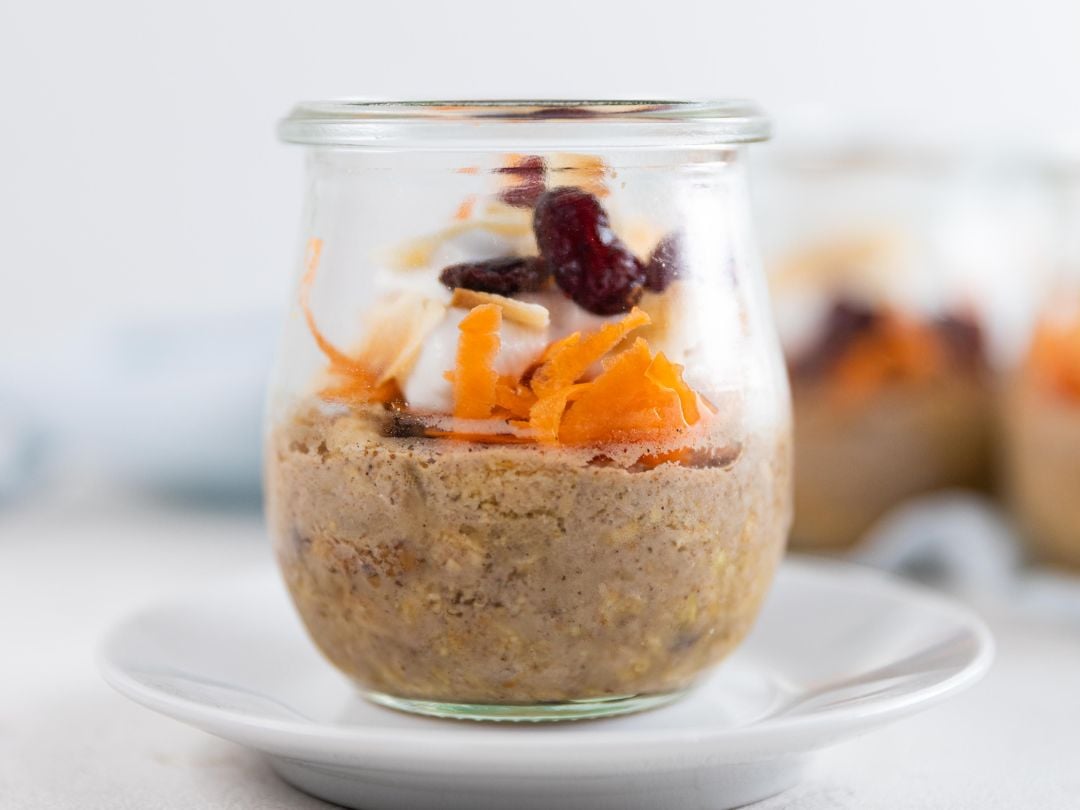 Carrot Macadamia & Cranberry Bircher