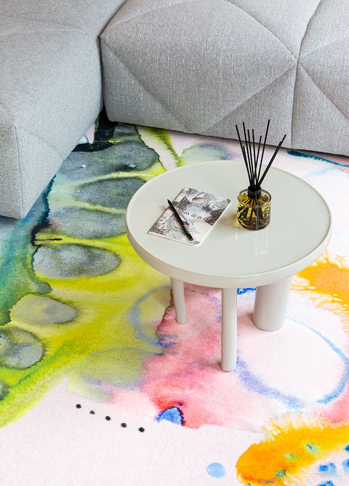Detail of 'Bumblebee' by Emma Larsson for Moooi Carpets. Photo c/o Moooi.
