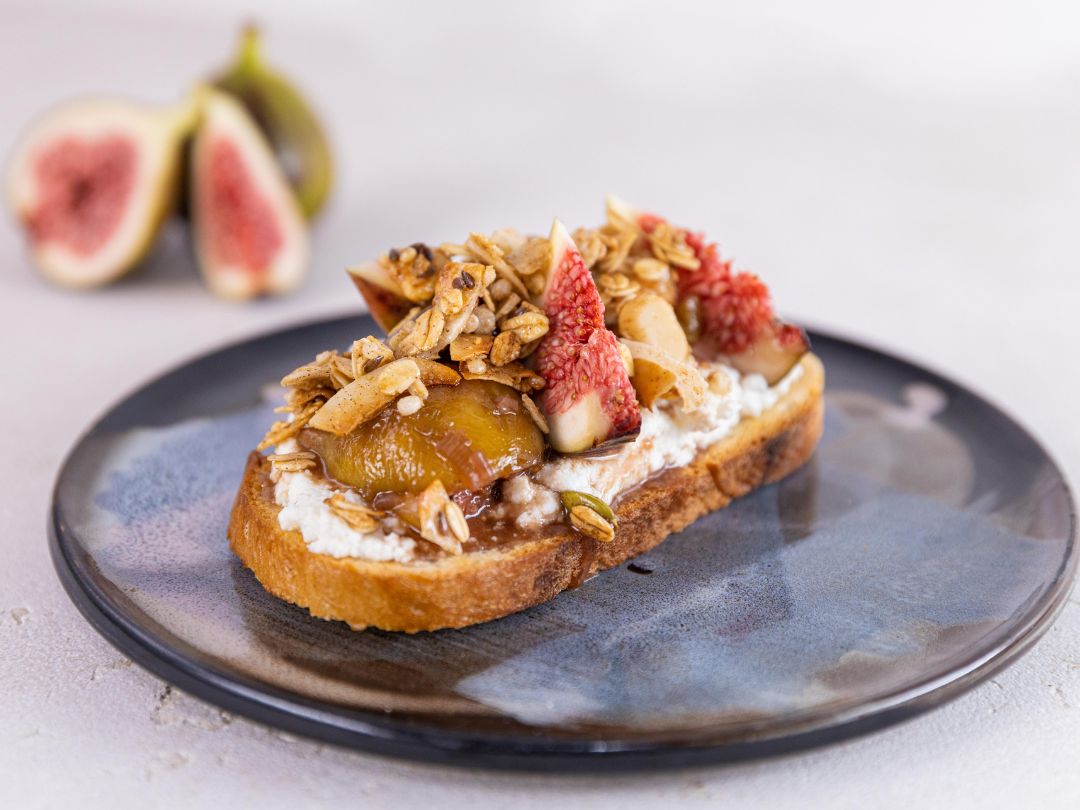 Brookfarm Fig Toast with Nutty Granola