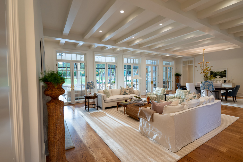 Living room in smart home