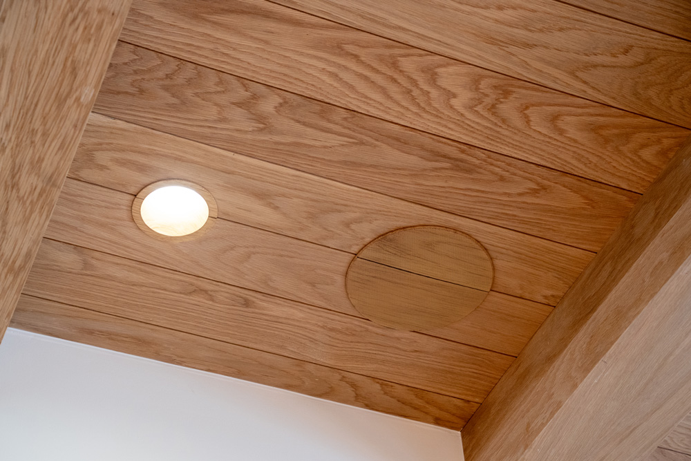 In-ceiling speaker in a home