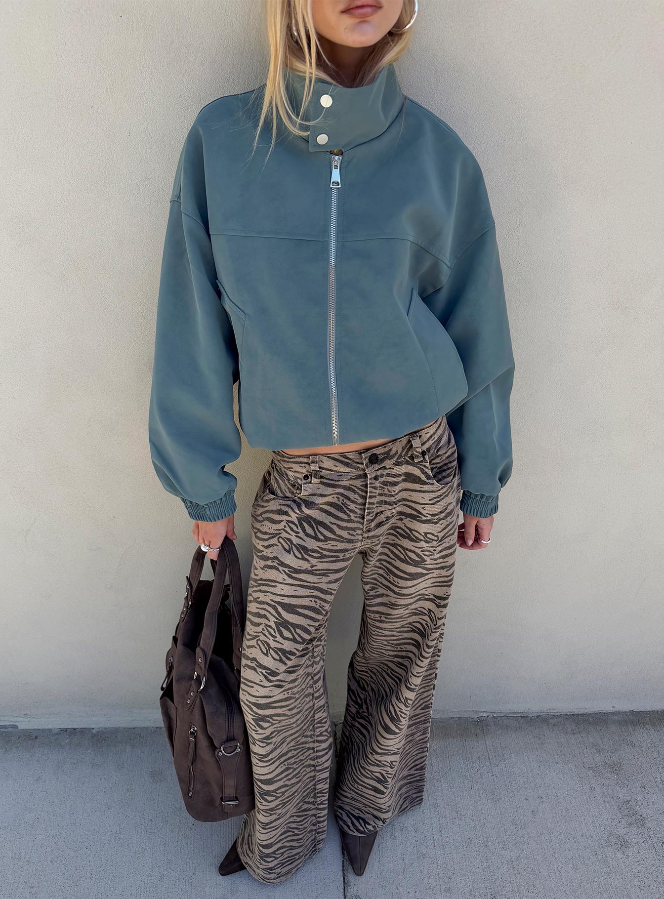 Winter 2026 Fashion Trends - Princess Polly Animal Print Baggy Jeans
