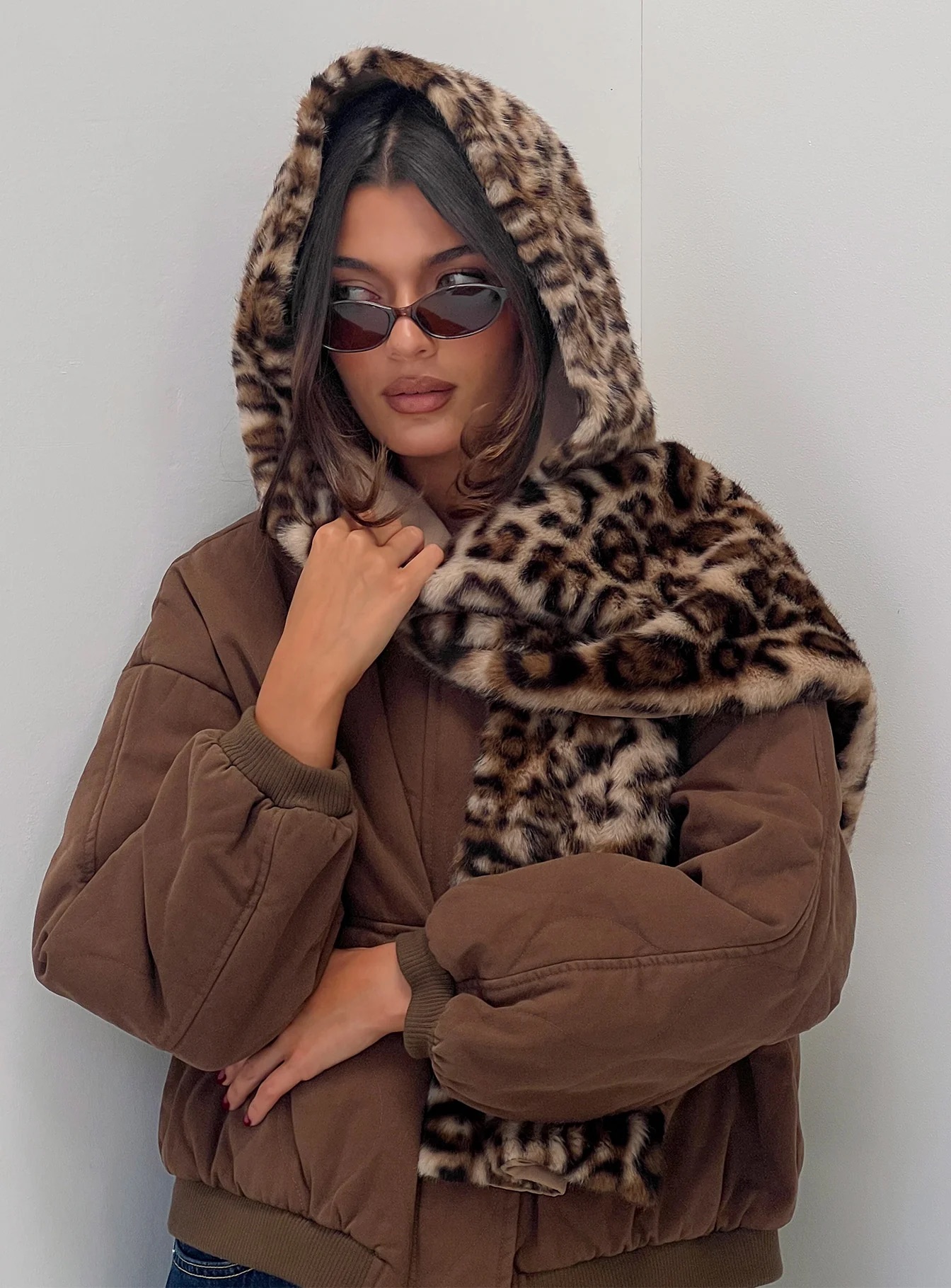 Winter 2026 Fashion Trends - Princess Polly Animal Print Scarf