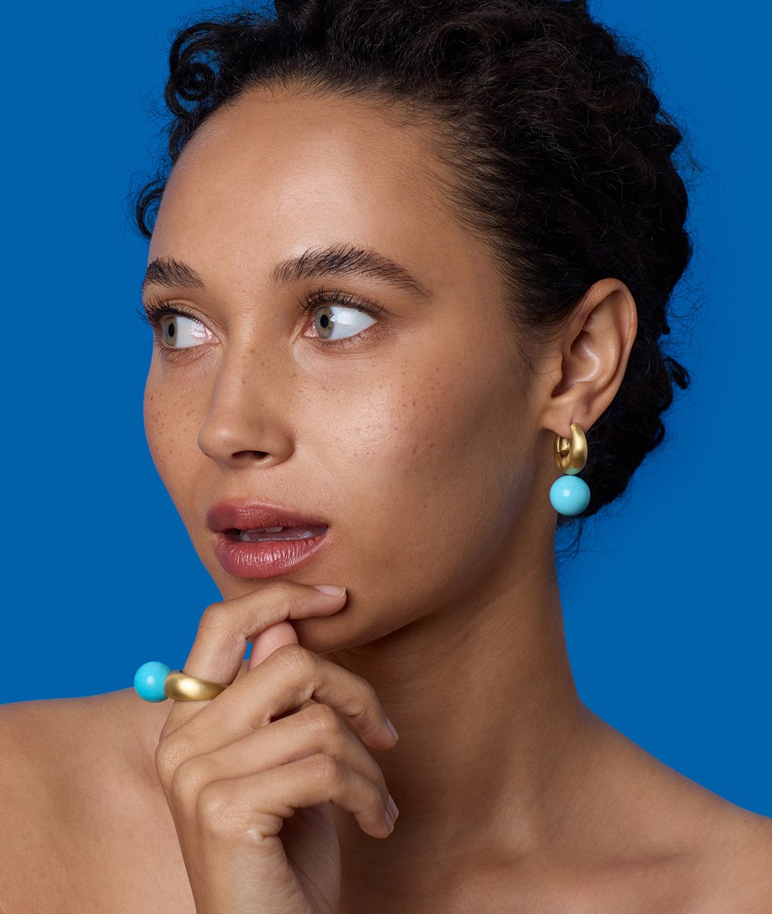 These Turquoise Puffed Gold Gumballs are just begging to see the seashore.SHOP PUFFED GOLD GUMBALL