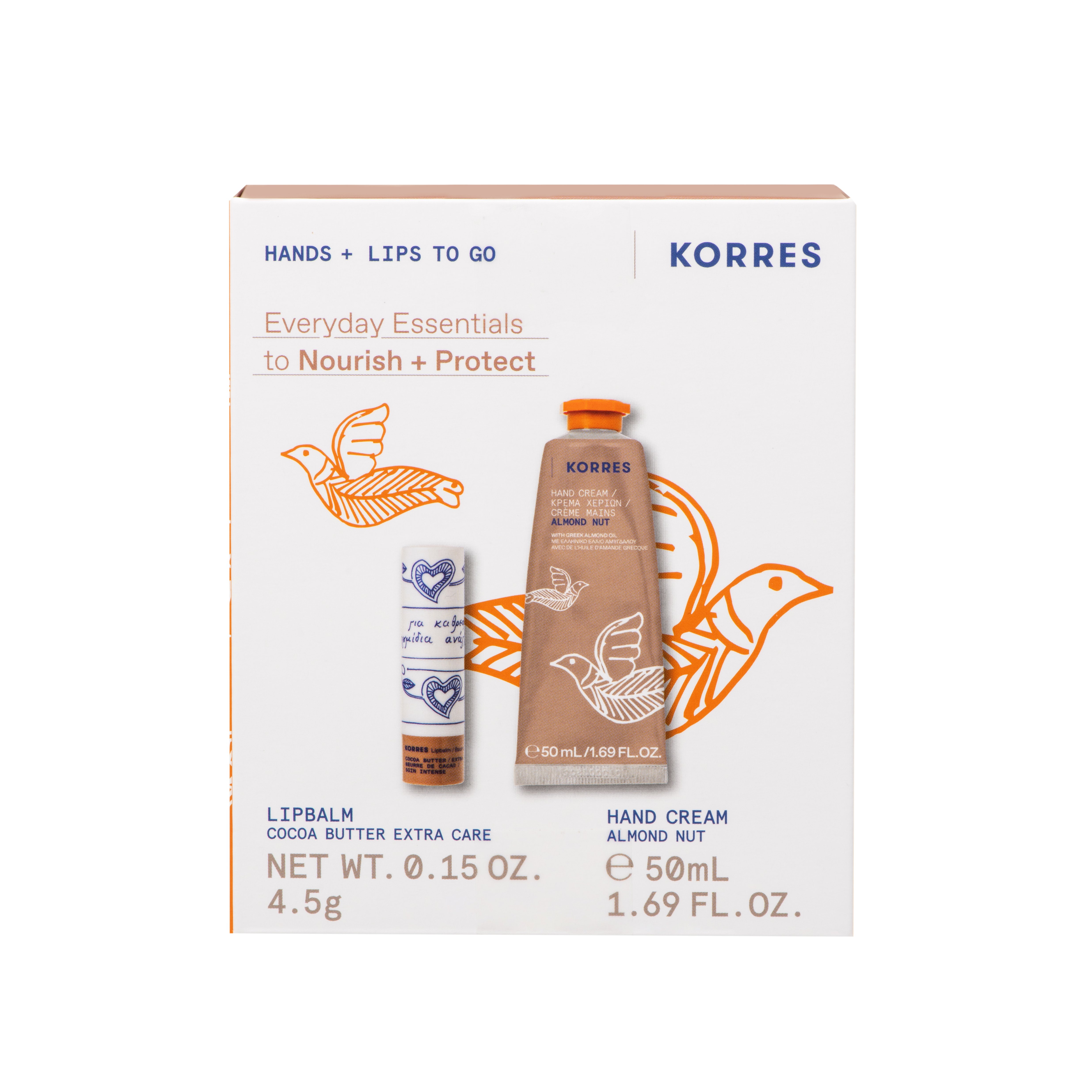 EVERYDAY ESSENTIALS Hand- & Lippenpflege Set Almond Nut