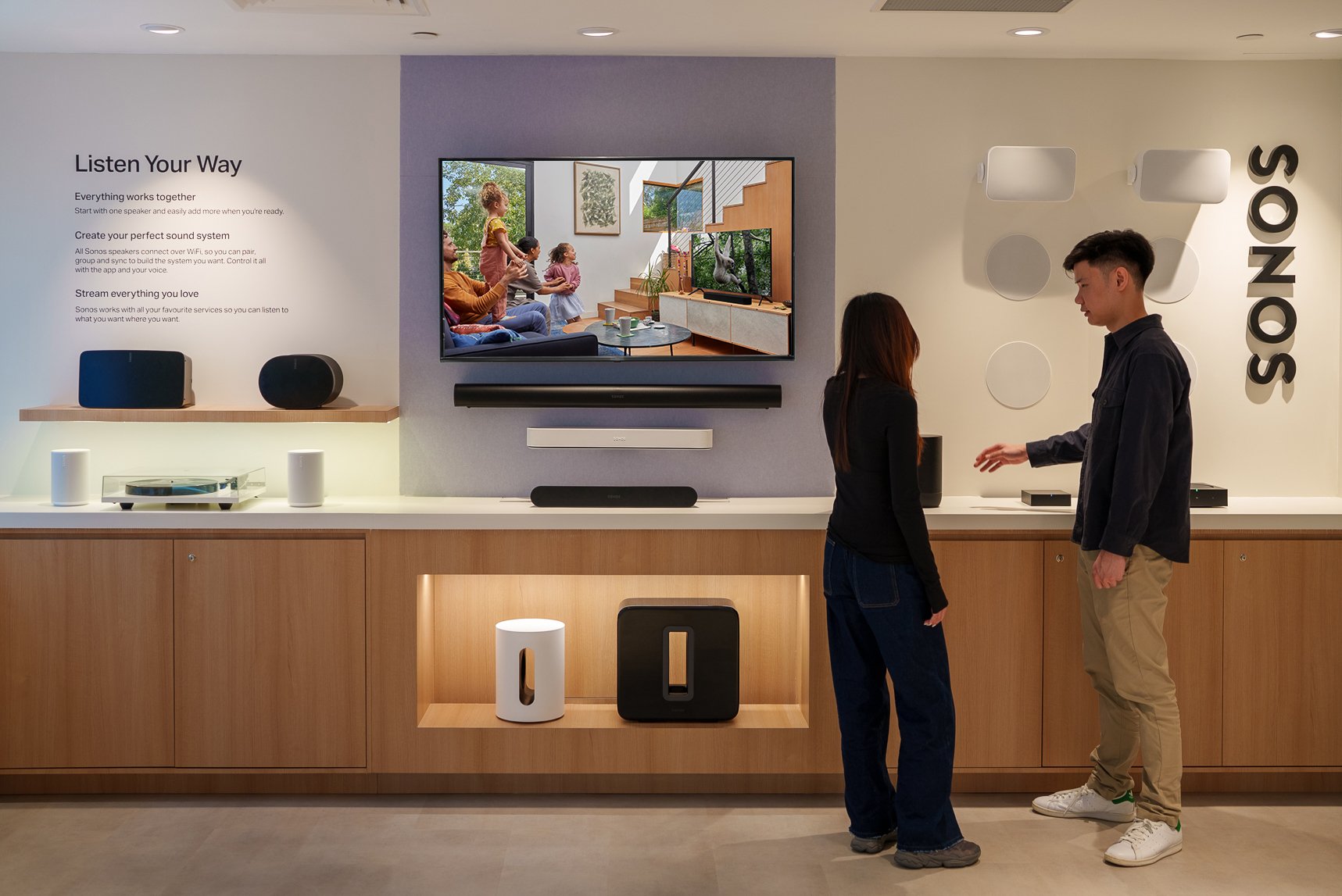 Sonos Education Wall