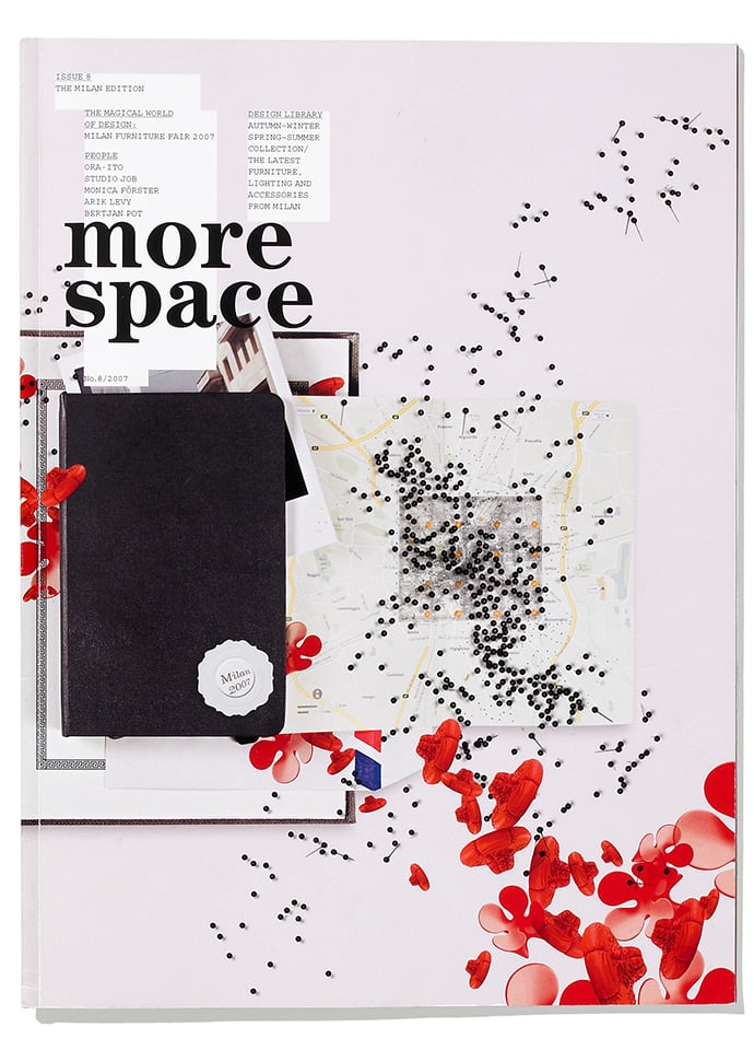 One of our favourite covers is More Space Issue 8, featuring all the news from Milan. Photo c/o Space.