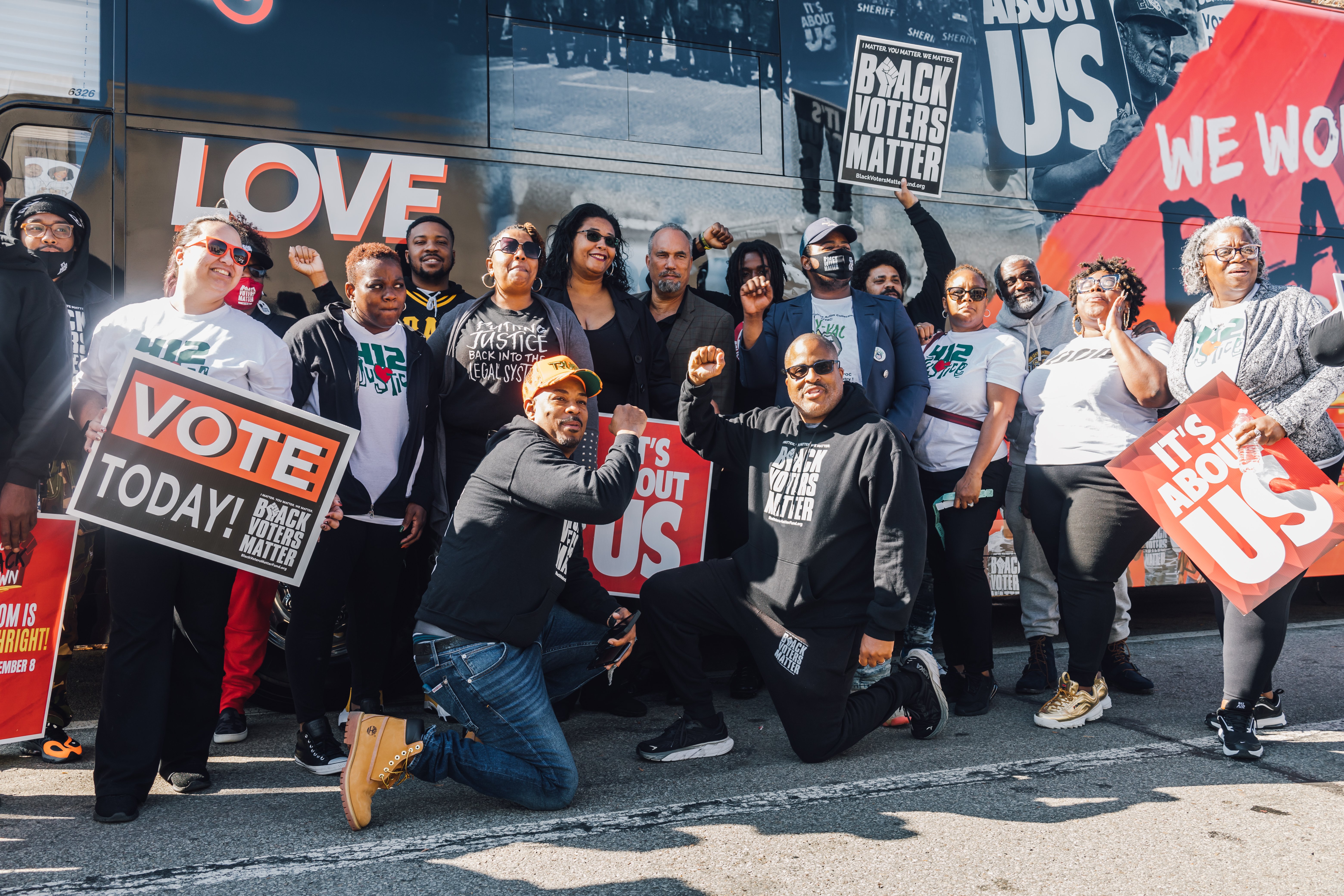 IMAGE OF THE BLACK VOTERS MATTERS’ TEAM
