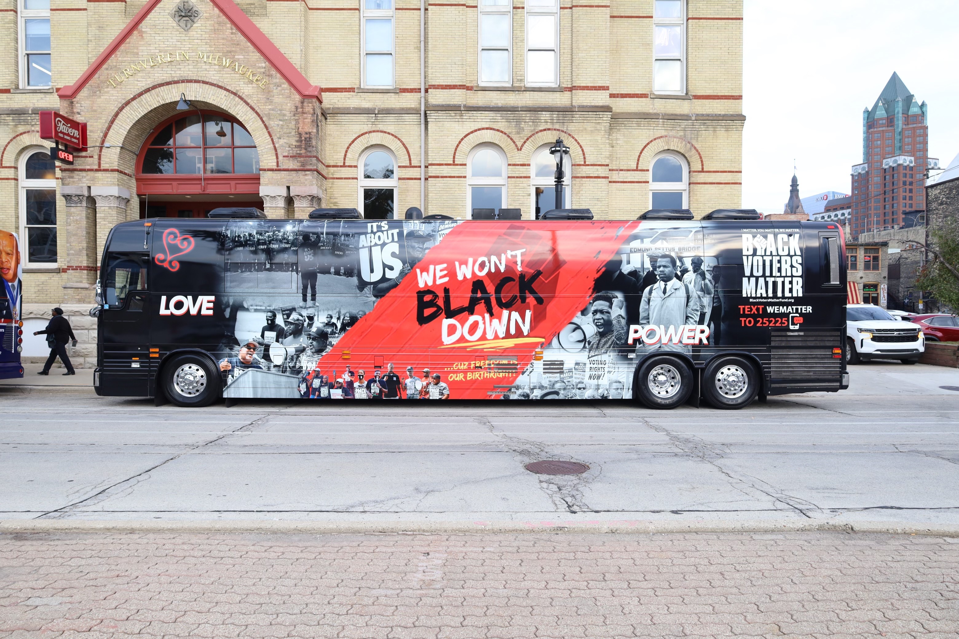 IMAGE OF BLACK VOTERS MATTERS’ BUS