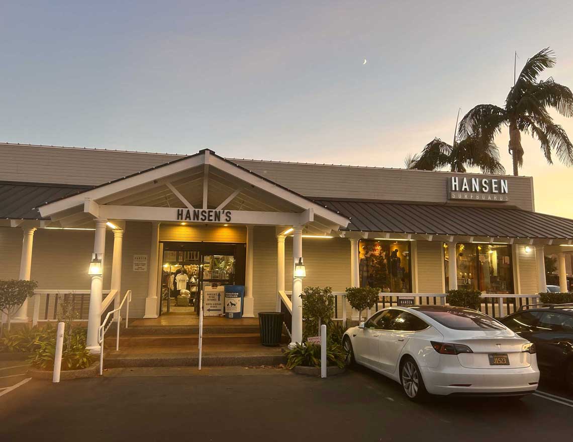 O'NEILL'S FAVORITE SURF SHOPS - HANSEN'S SURFBOARDS IN ENCINITAS, CA