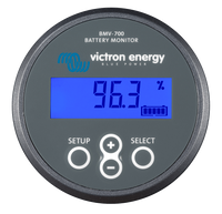 Victron BMV 700 battery monitor showing state of charge