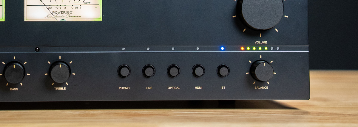 NAD C 3030 front panel buttons