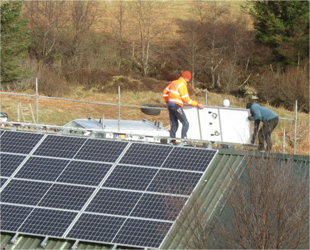 Installing PV on roof