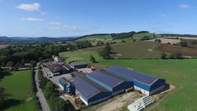 Farm with PV on barn roof