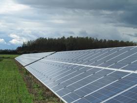 Ground mounted solar PV on farm