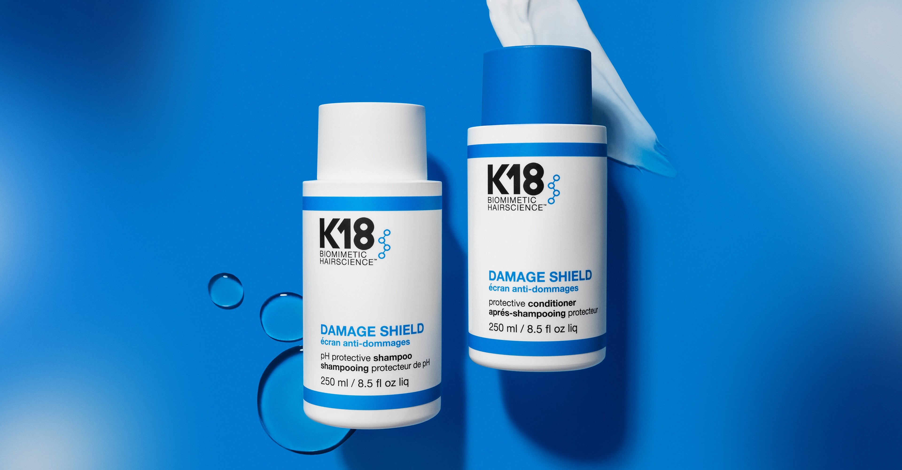 DAMAGE SHIELD SHAMPOO + CONDITIONER BOTTLES