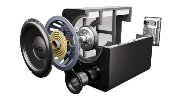 SVS PB-3000 REvolution subwoofer exploded view
