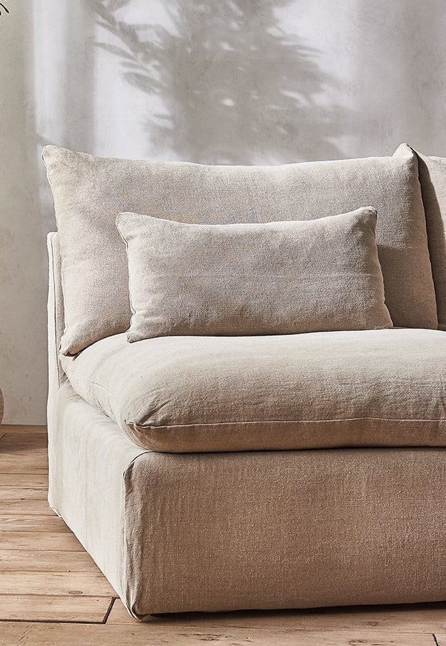 @sixpennyhome Oat Flour, Light Weight Linen.