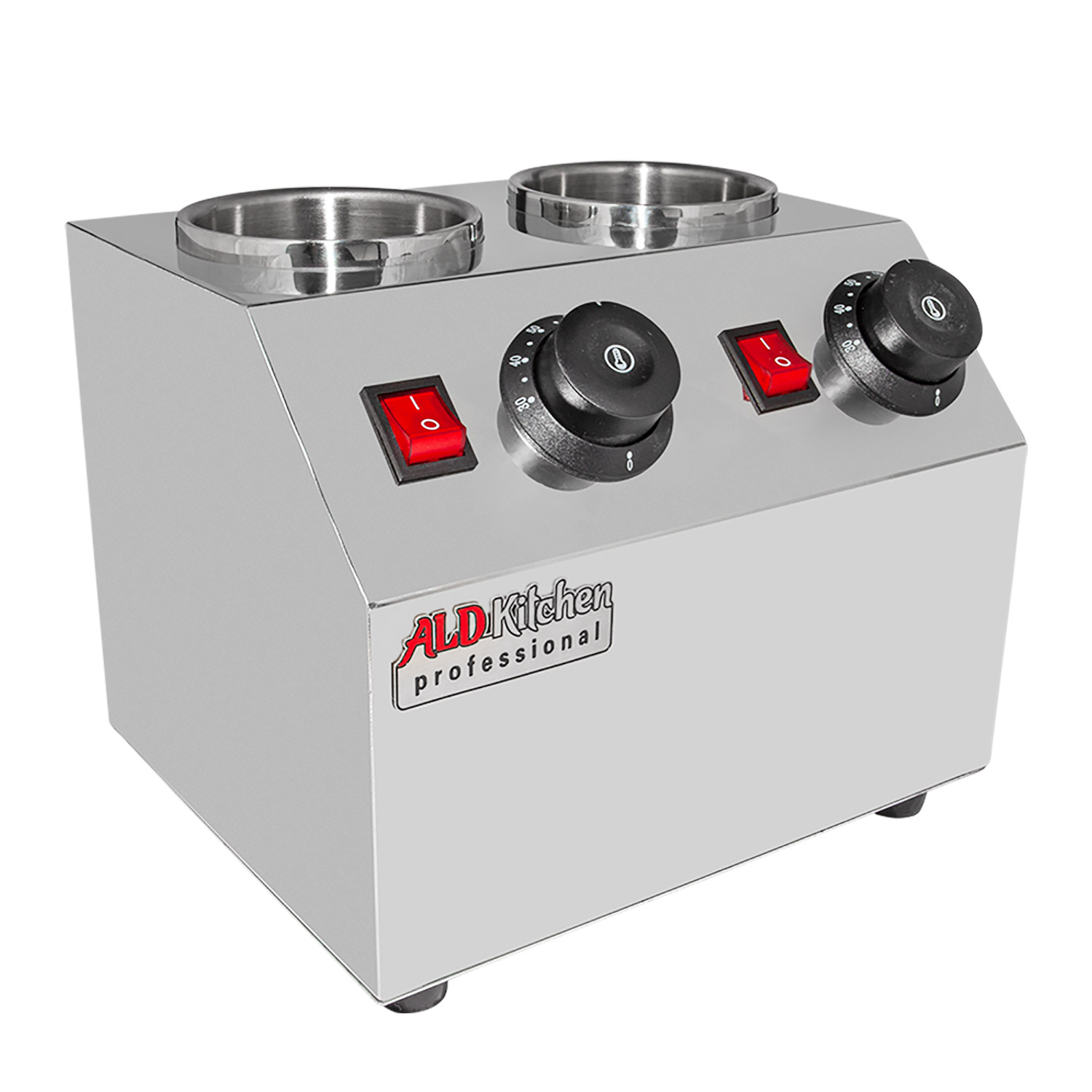 ALDKitchen Sauce Dispenser Commercial Electric Sauce Heater 2Head