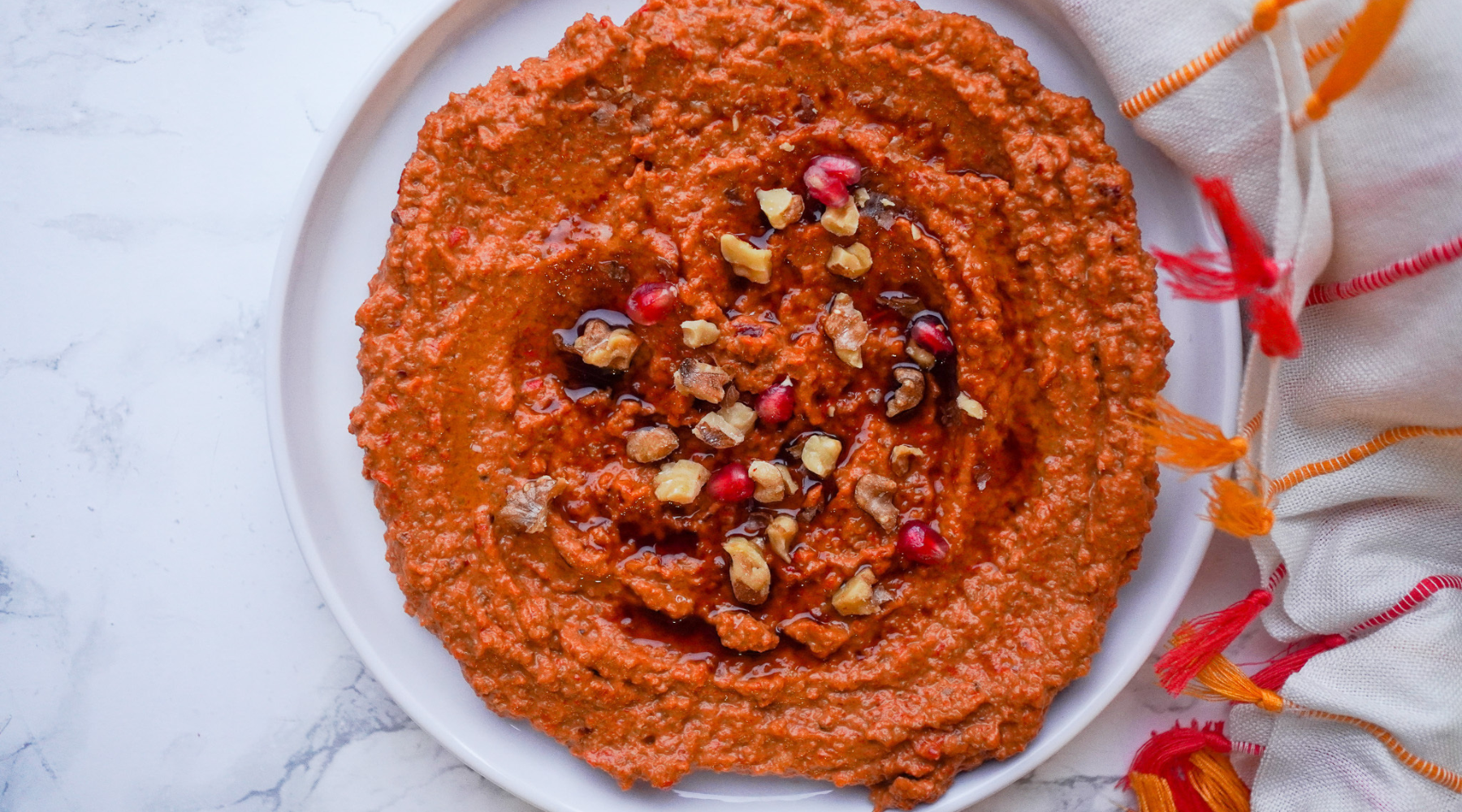 MUHUMMARA - A SWEET AND SPICY WALNUT DIP