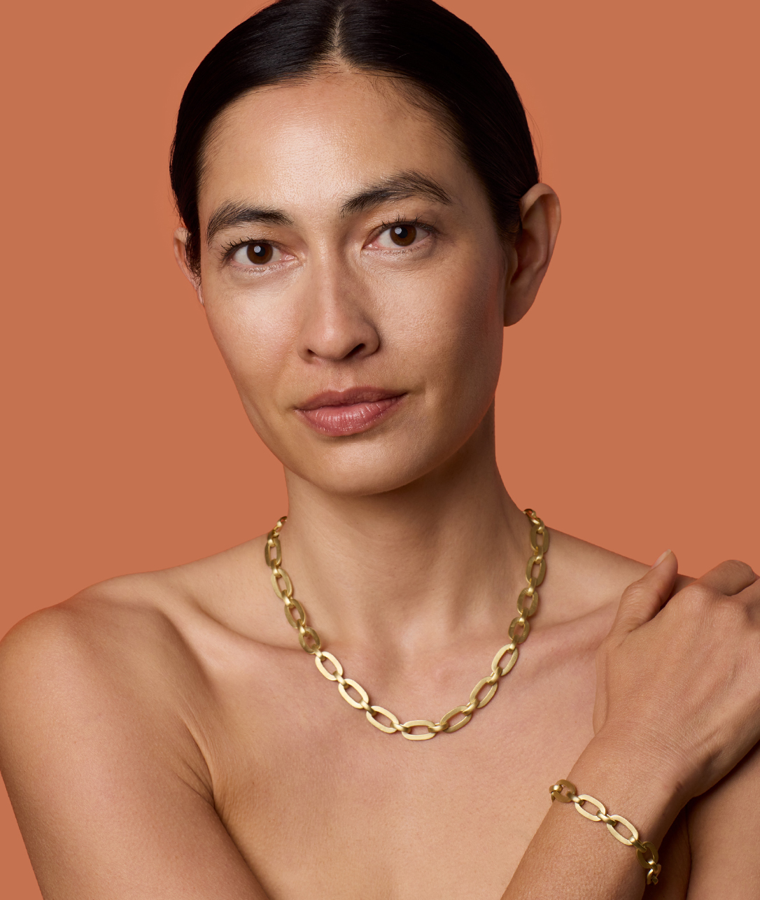 Gorgeous gold chains are perfect on their own, but always play well with others.SHOP CHAINS
