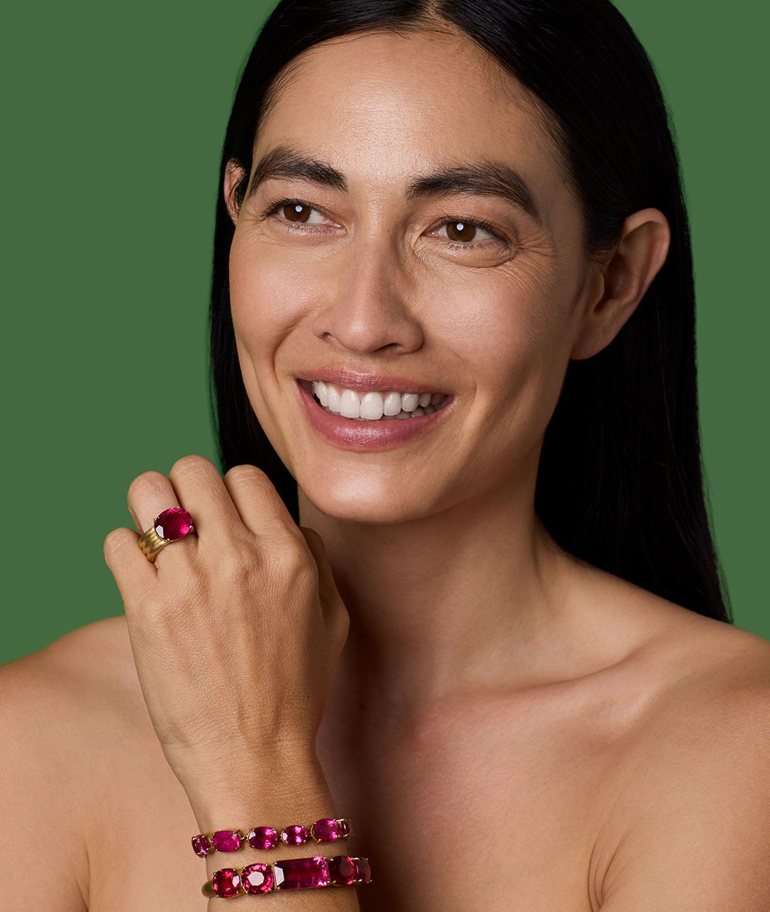 Ultra-saturated stones like rubellite pay homage to the changing seasonal hues.SHOP RUBELLITE