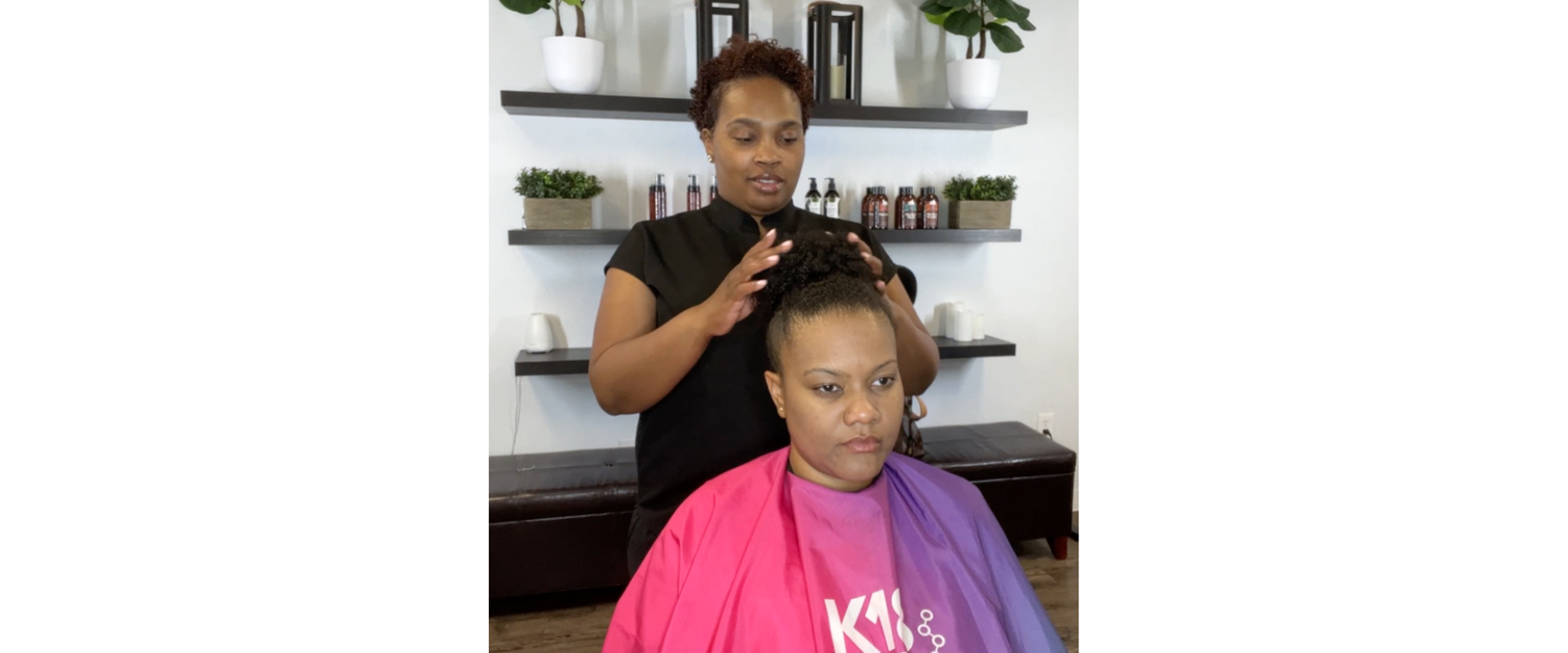 Alifia Young K18 PRO stylist + educator