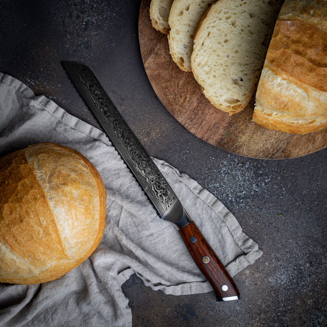 DAMASCUS BREAD KNIFE