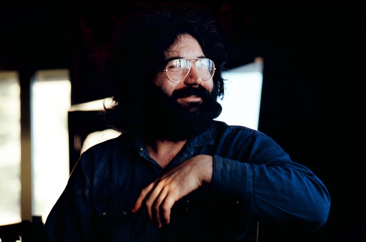 Jerry Garcia, Stinson Beach, CA 1971 by Henry Diltz